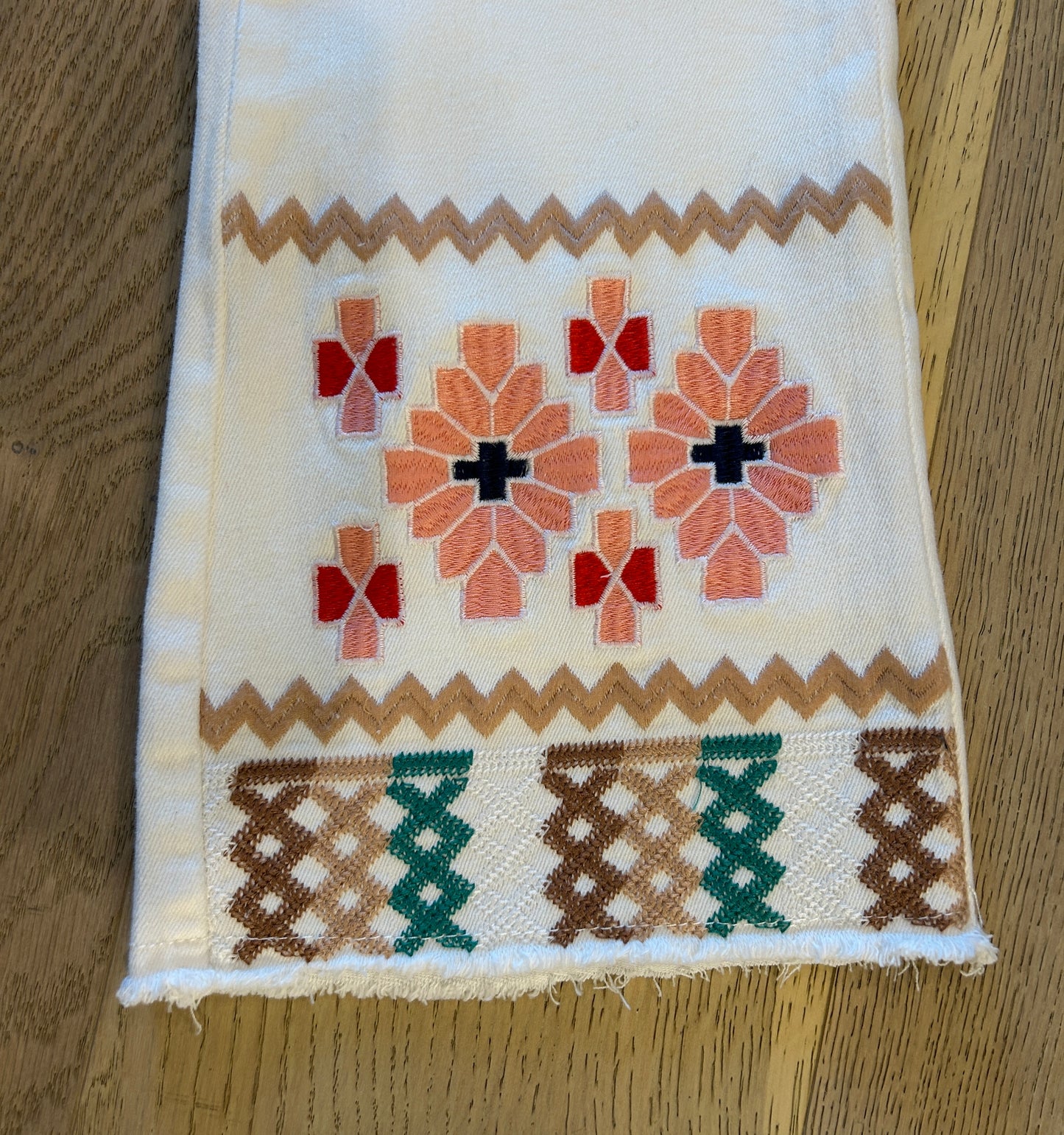 Embroidered Jean