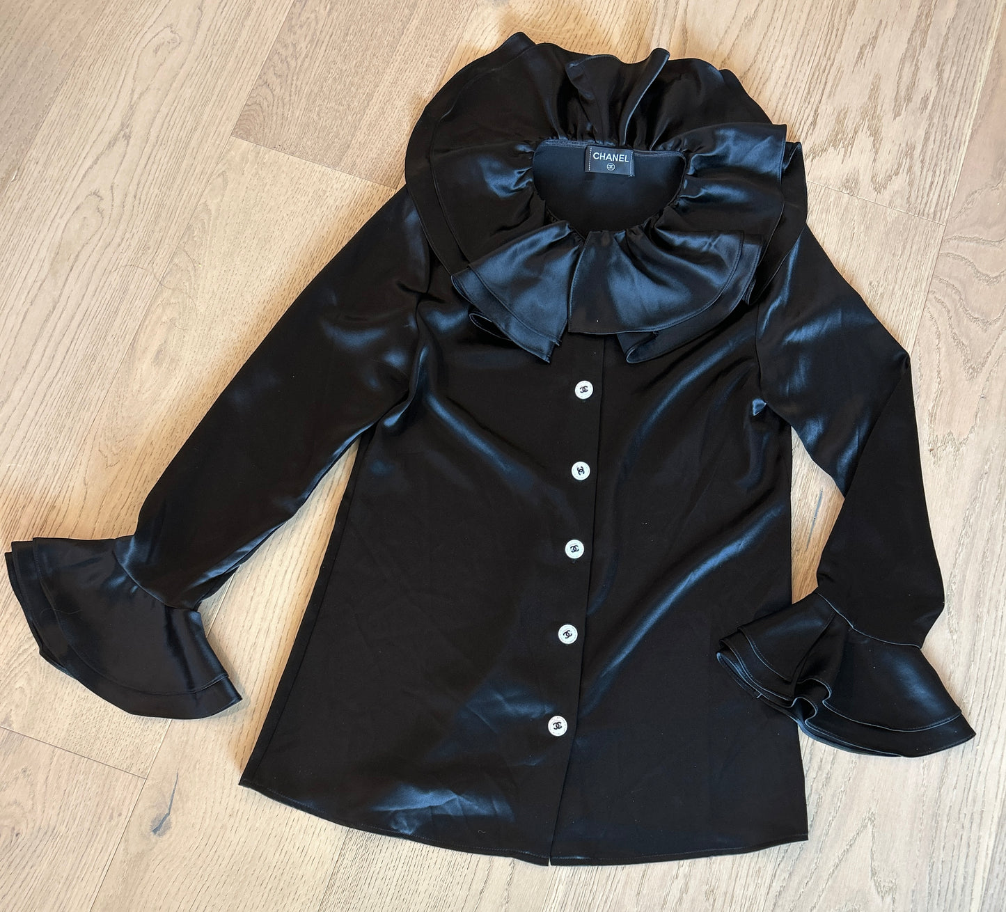 Satin Chanel Inspired Blouse