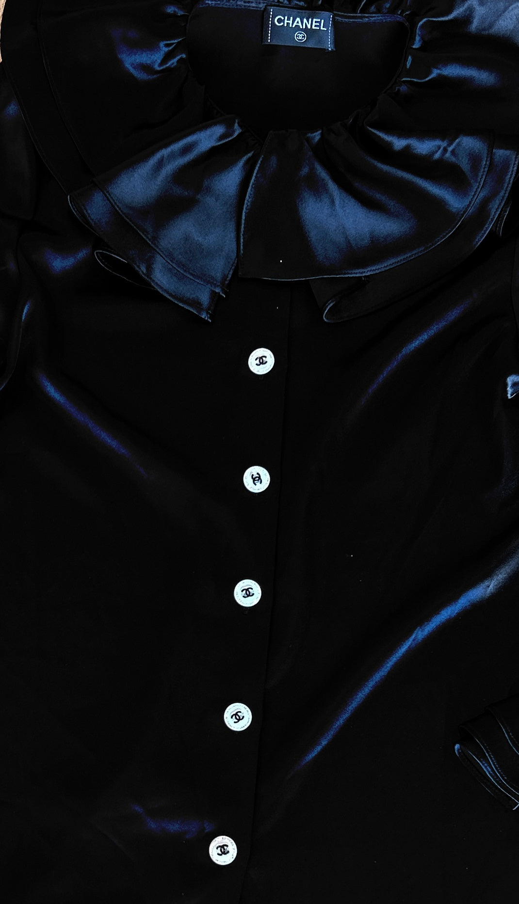 Satin Chanel Inspired Blouse