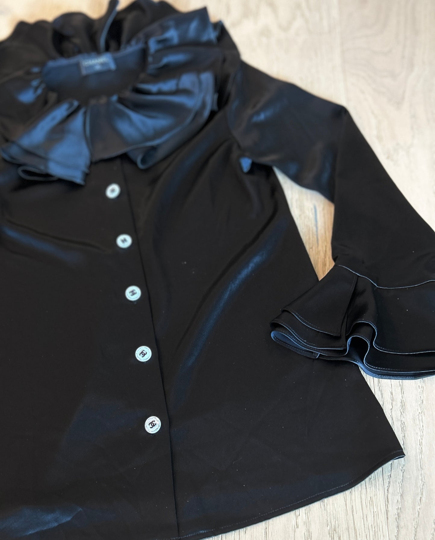 Satin Chanel Inspired Blouse