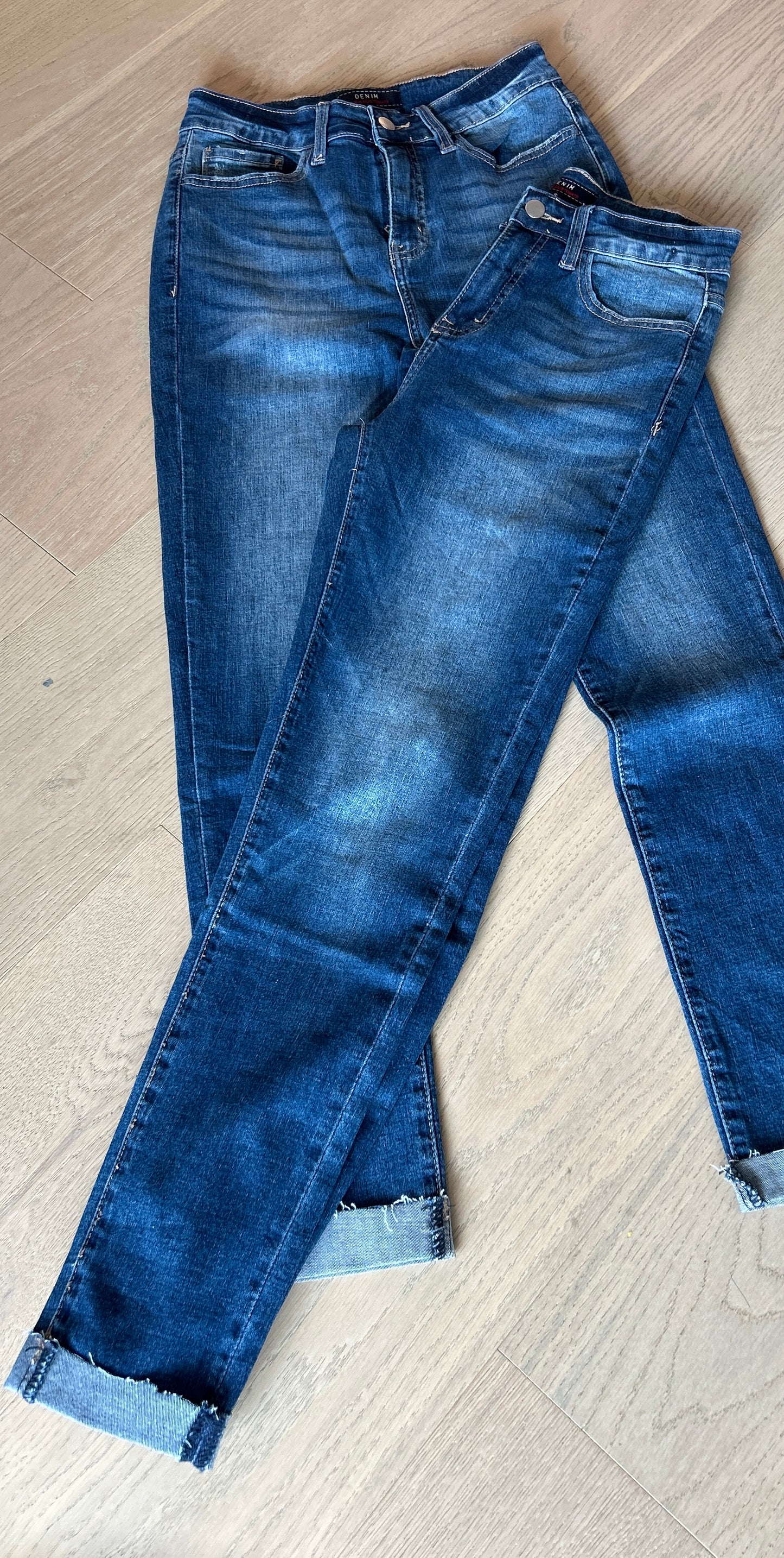 Washed Denim Skinny Jean
