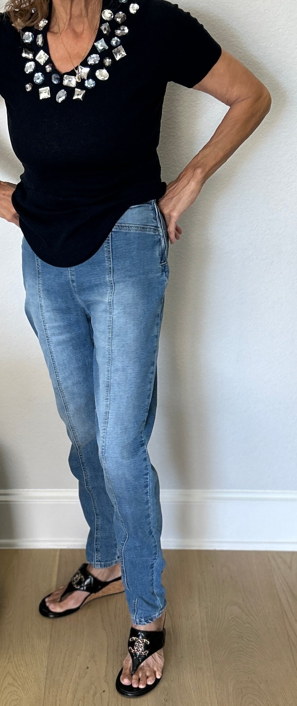 Side Zipped Jean