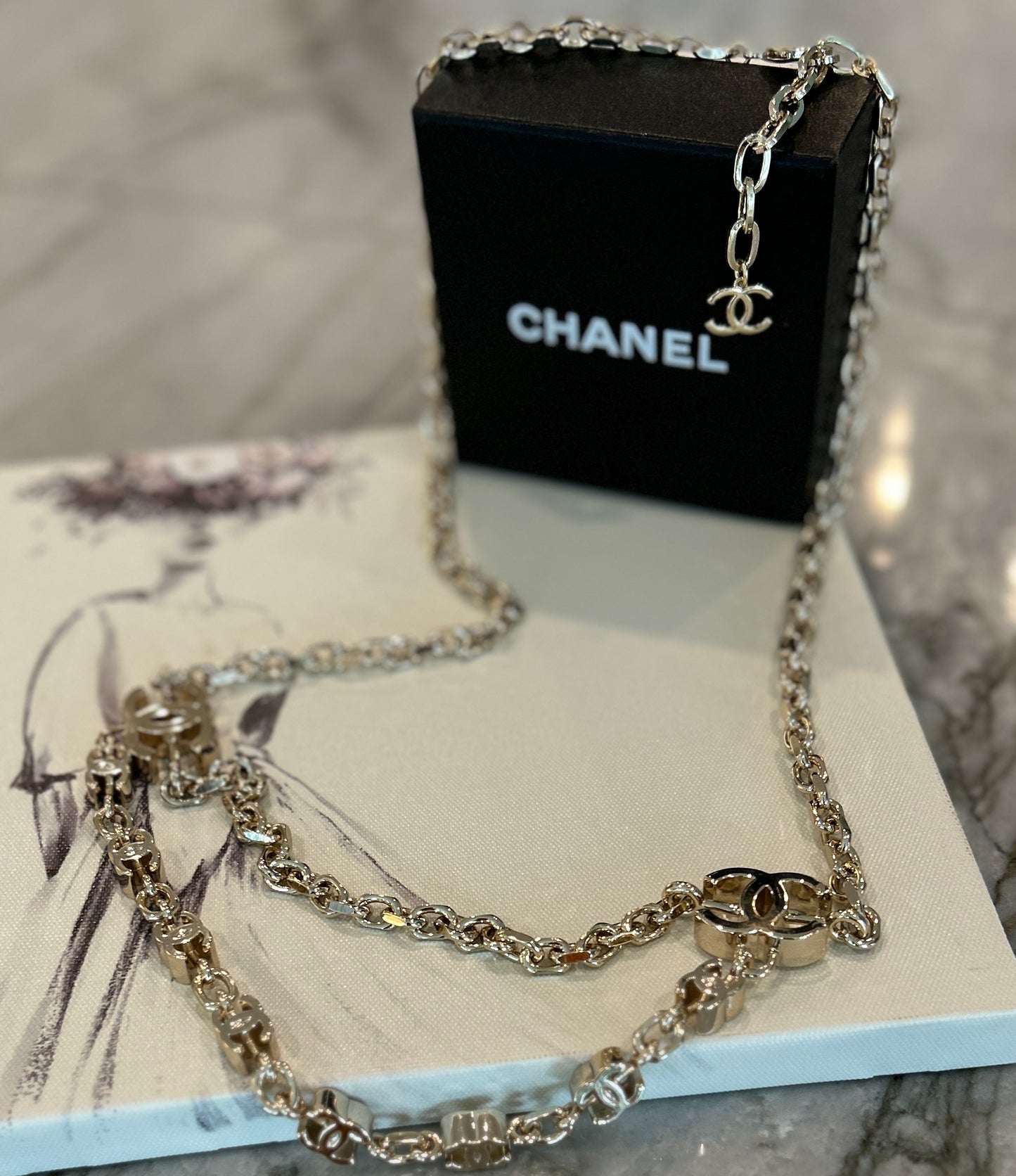 Gold Pre-Loved Chanel Like Belt