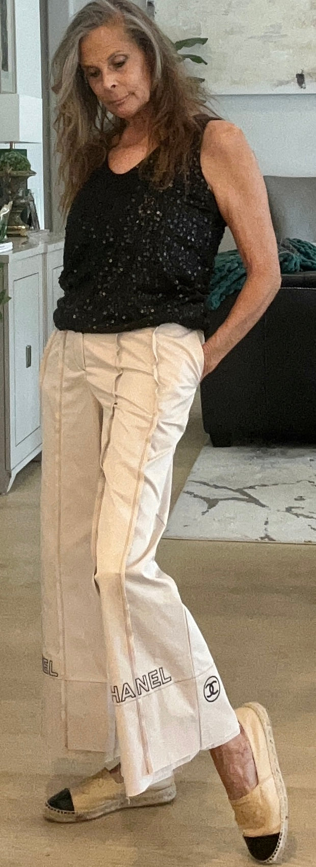 Cropped Chanel Inspired Pants
