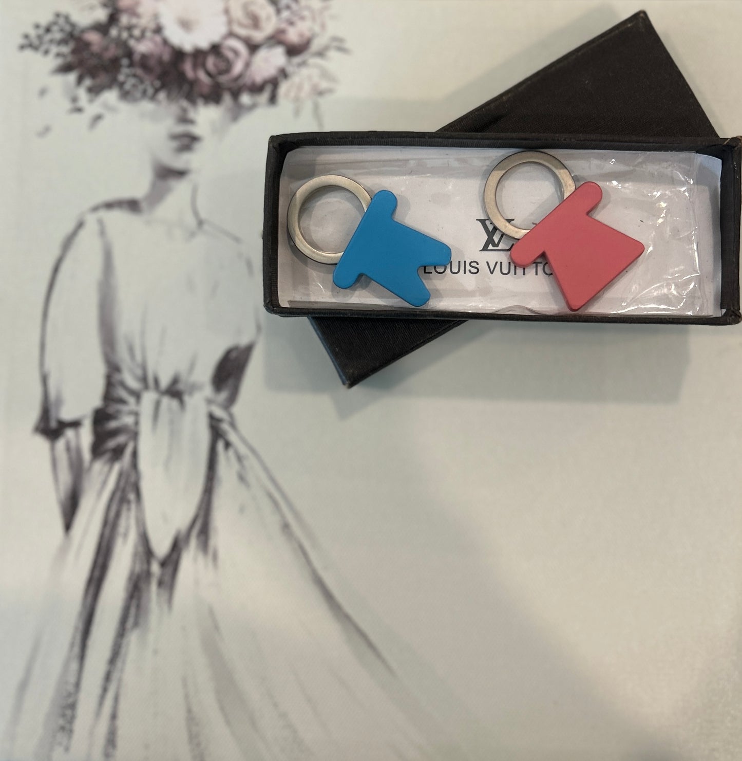 Louis Vuitton Like Key Chains