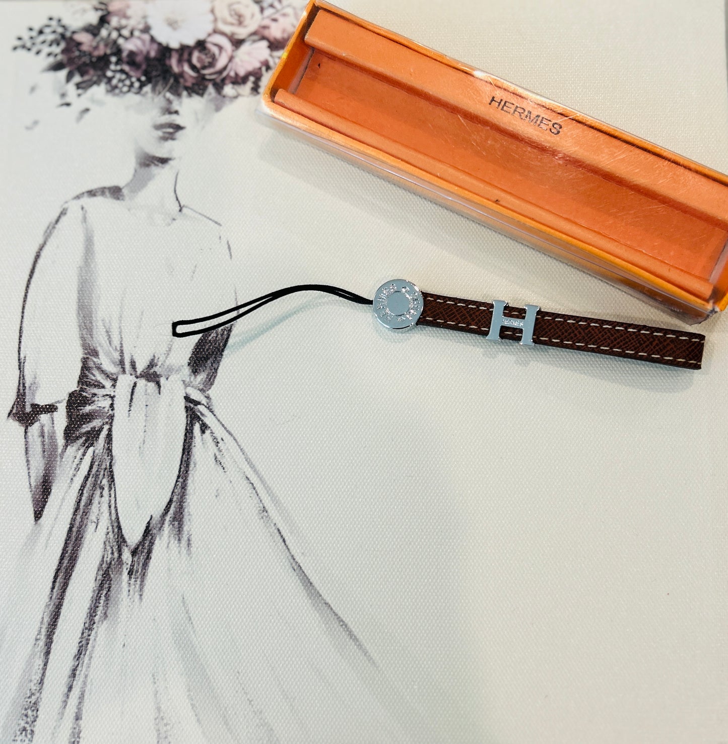 Hermes Like Key Chain