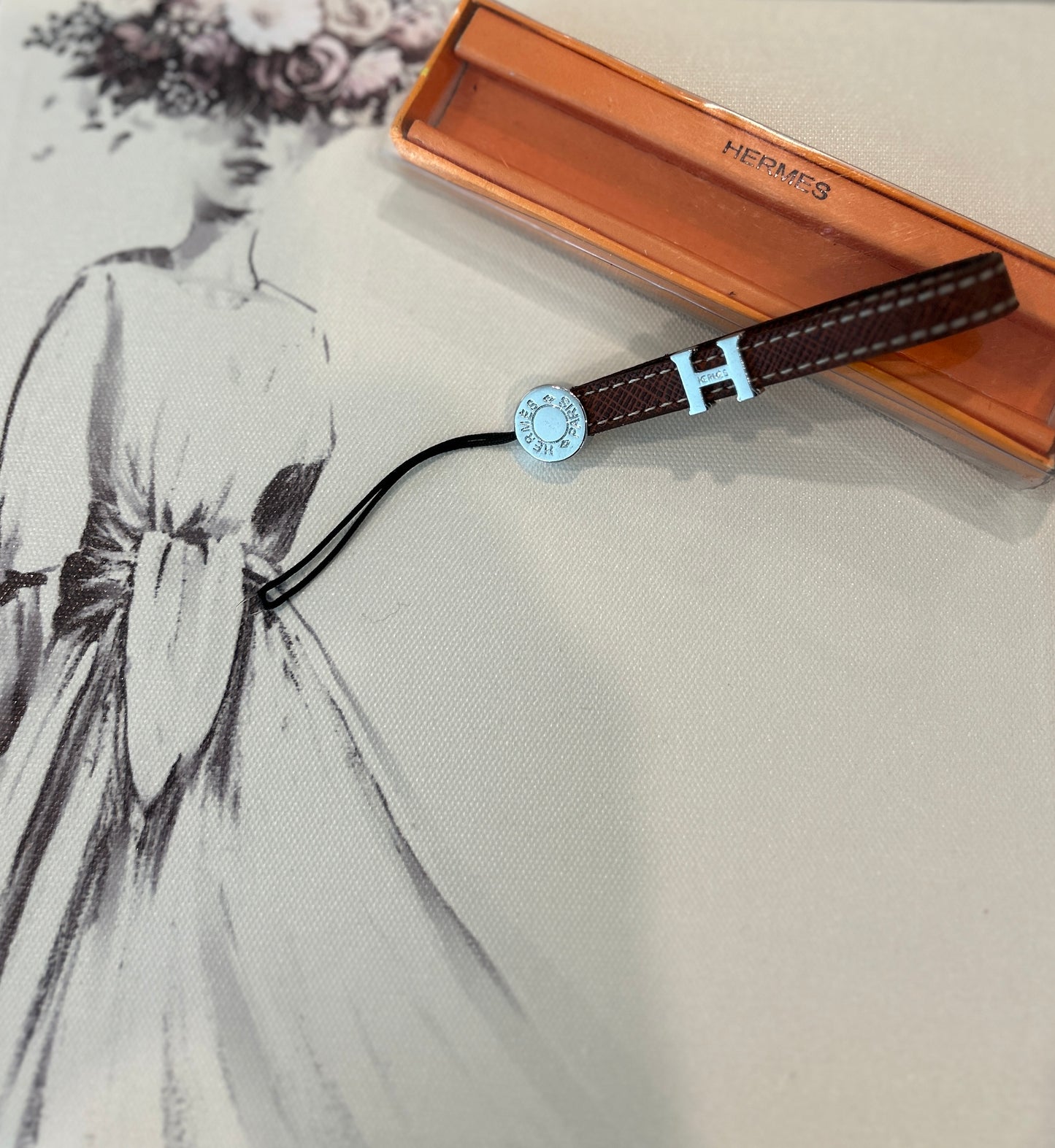 Hermes Like Key Chain