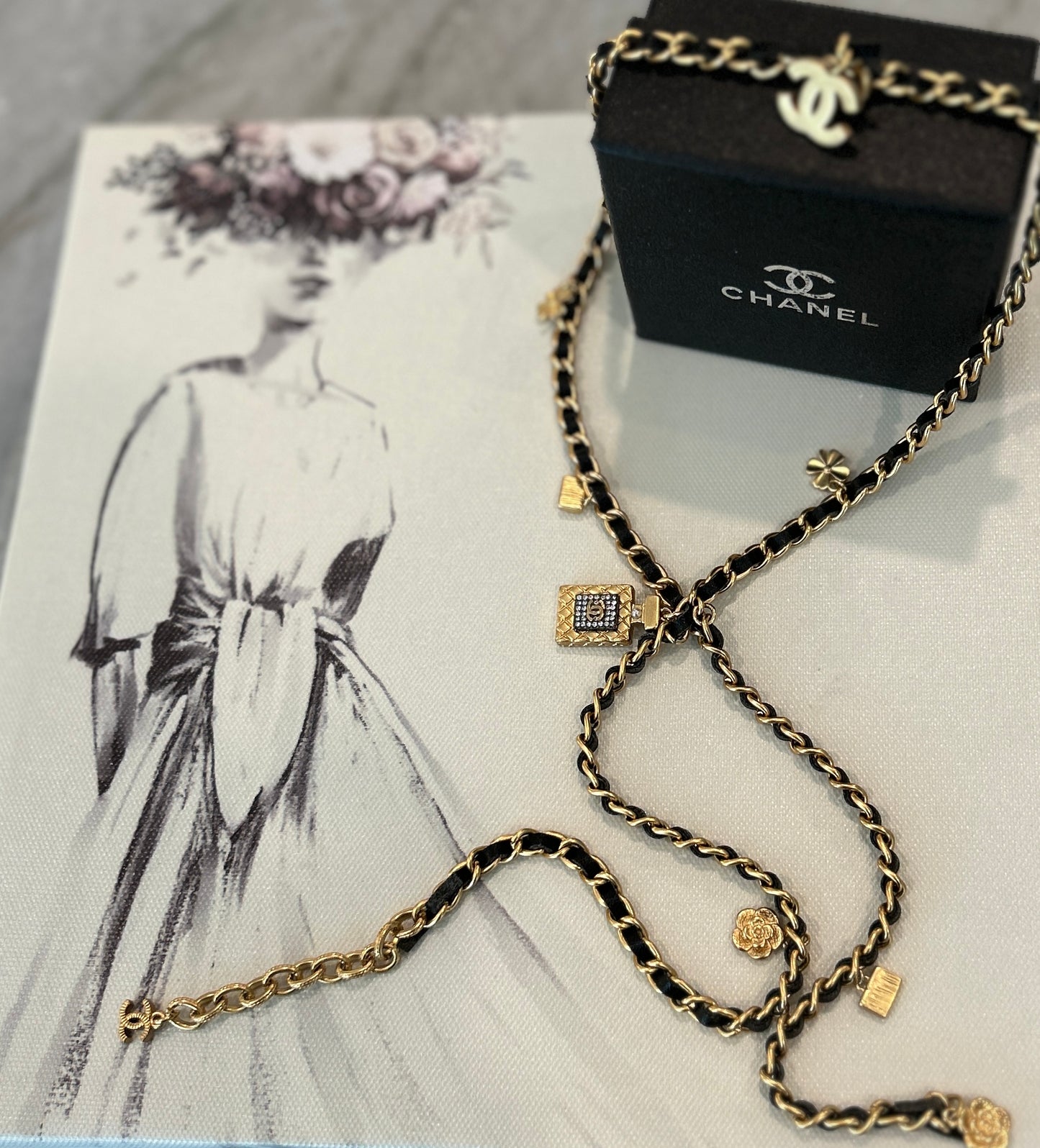 Chanel Like Necklace or Belt Chain Pre-Loved
