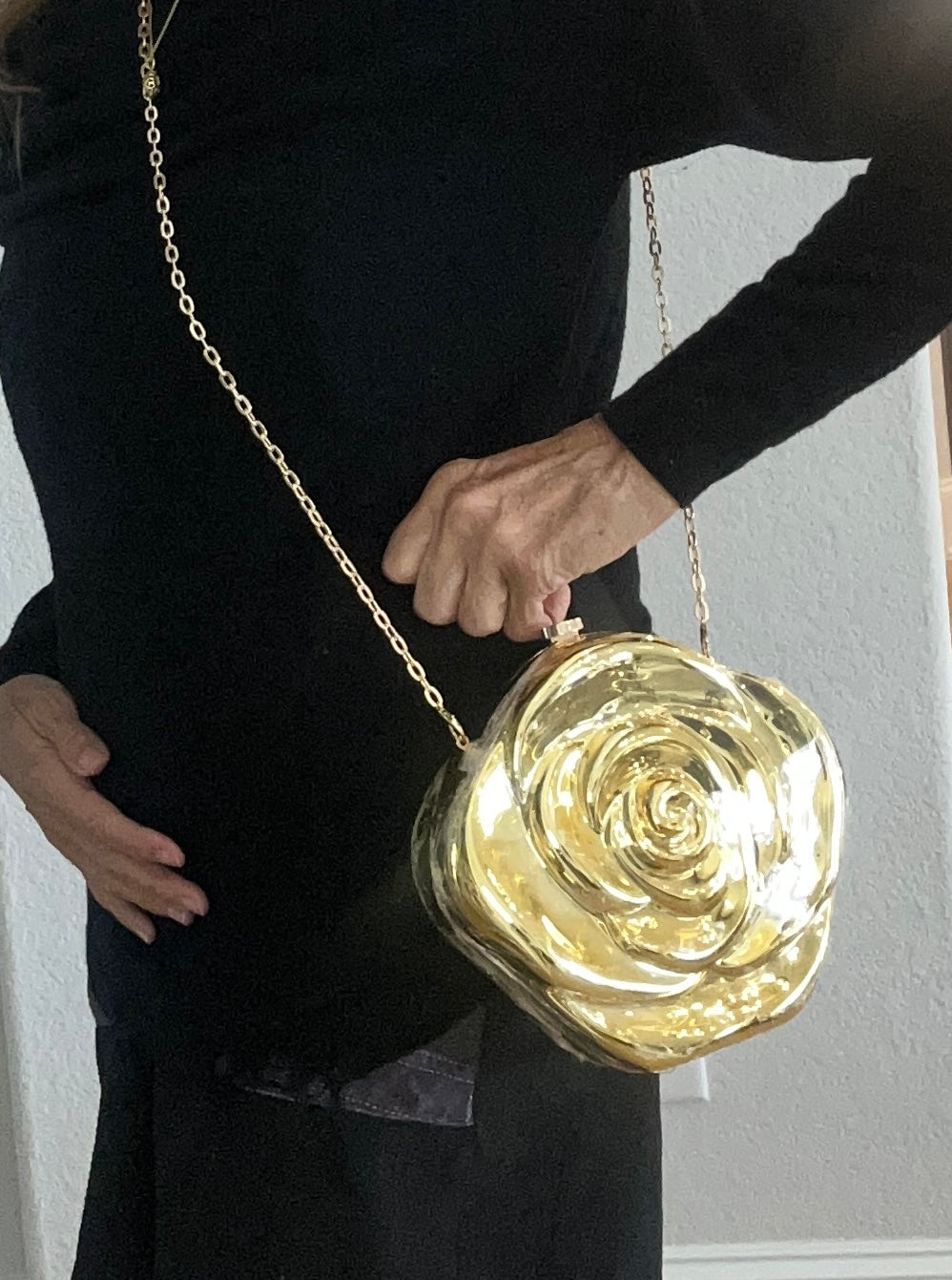 Gold Camille Evening bag