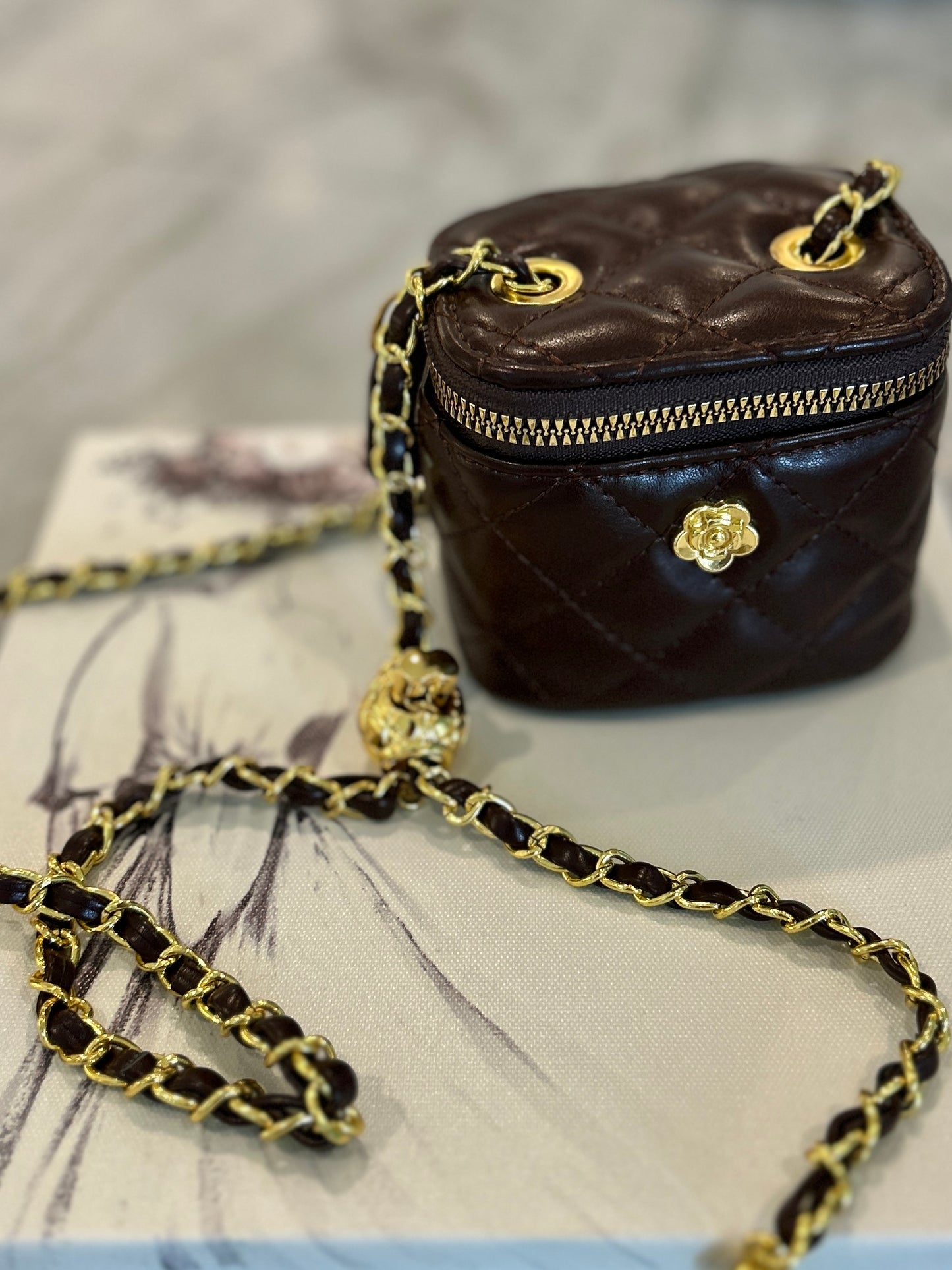 Square Mini Chanel Inspired Crossbody