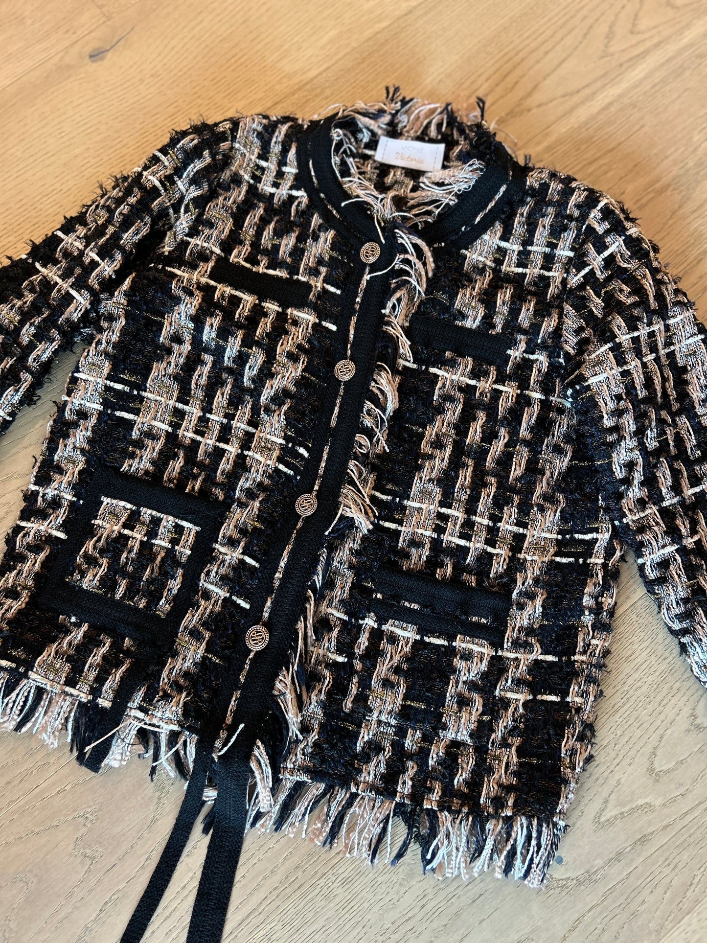 Long Sleeve Chanel Inspired Jacket