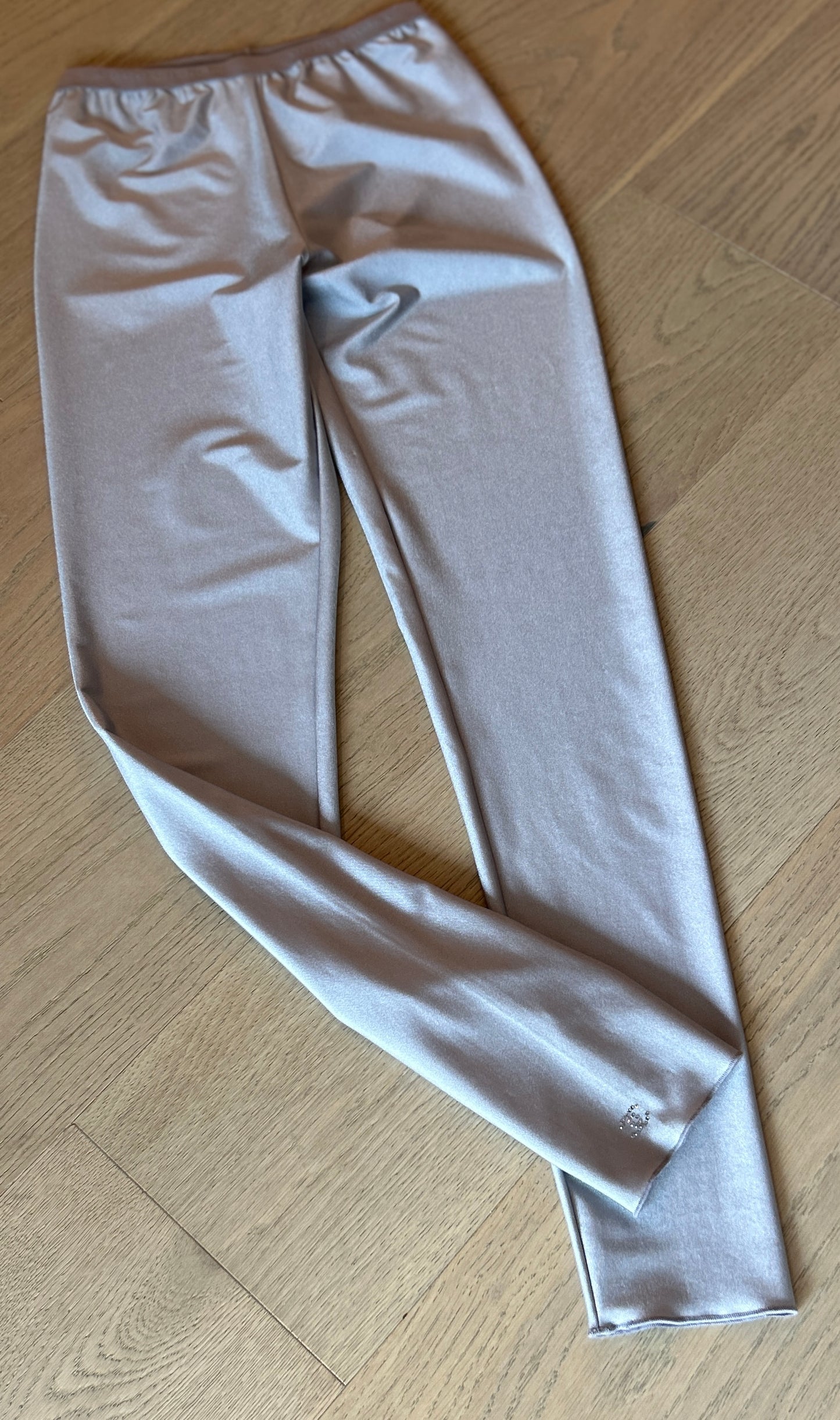 Chanel Silver Leggins