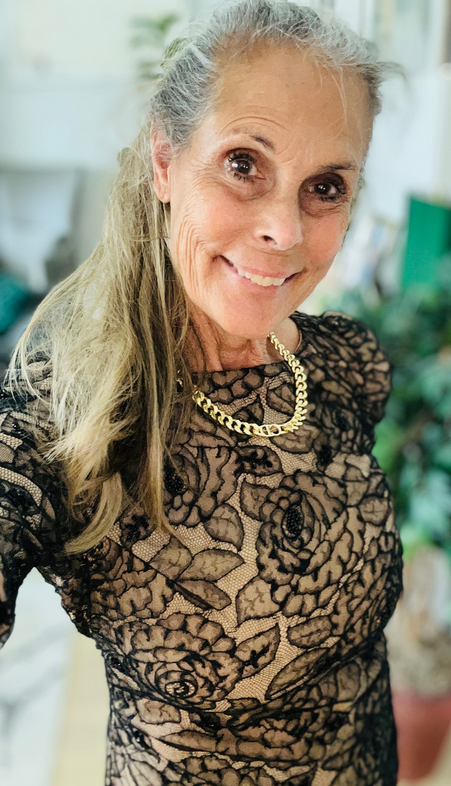 Black Lace Tunic