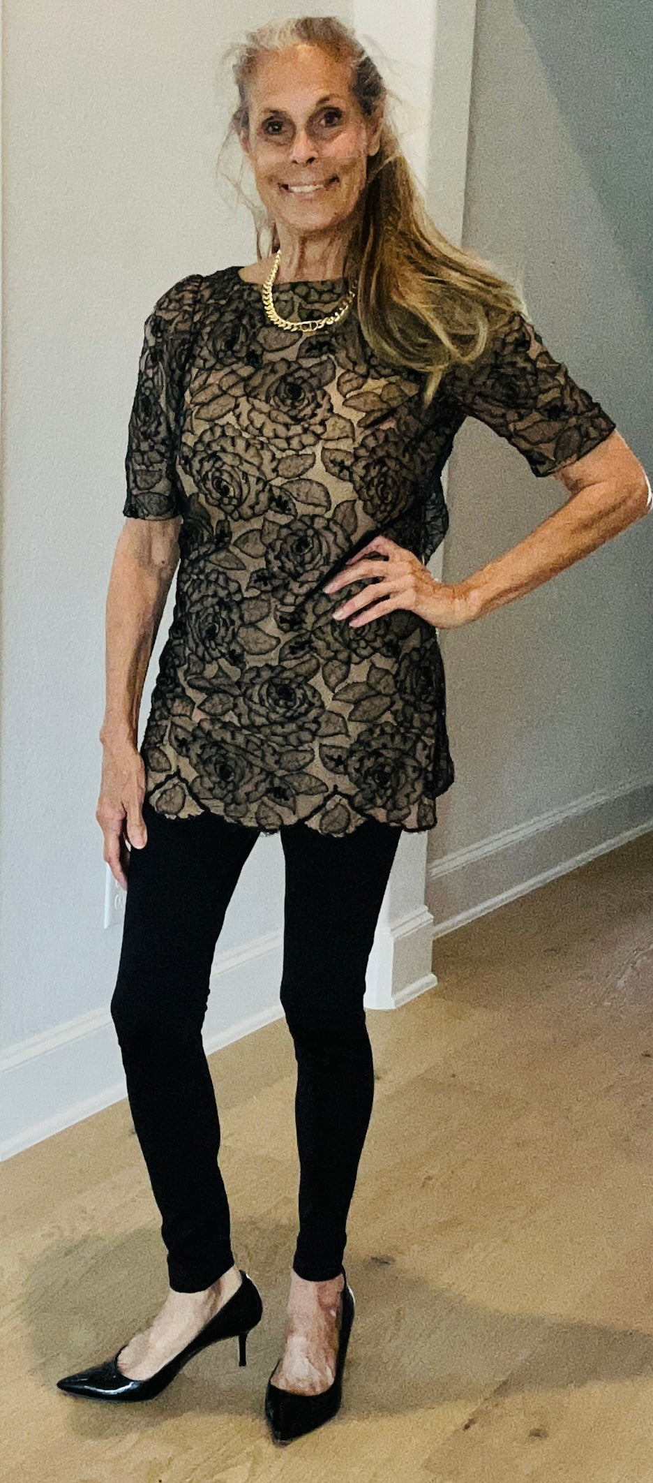 Black Lace Tunic