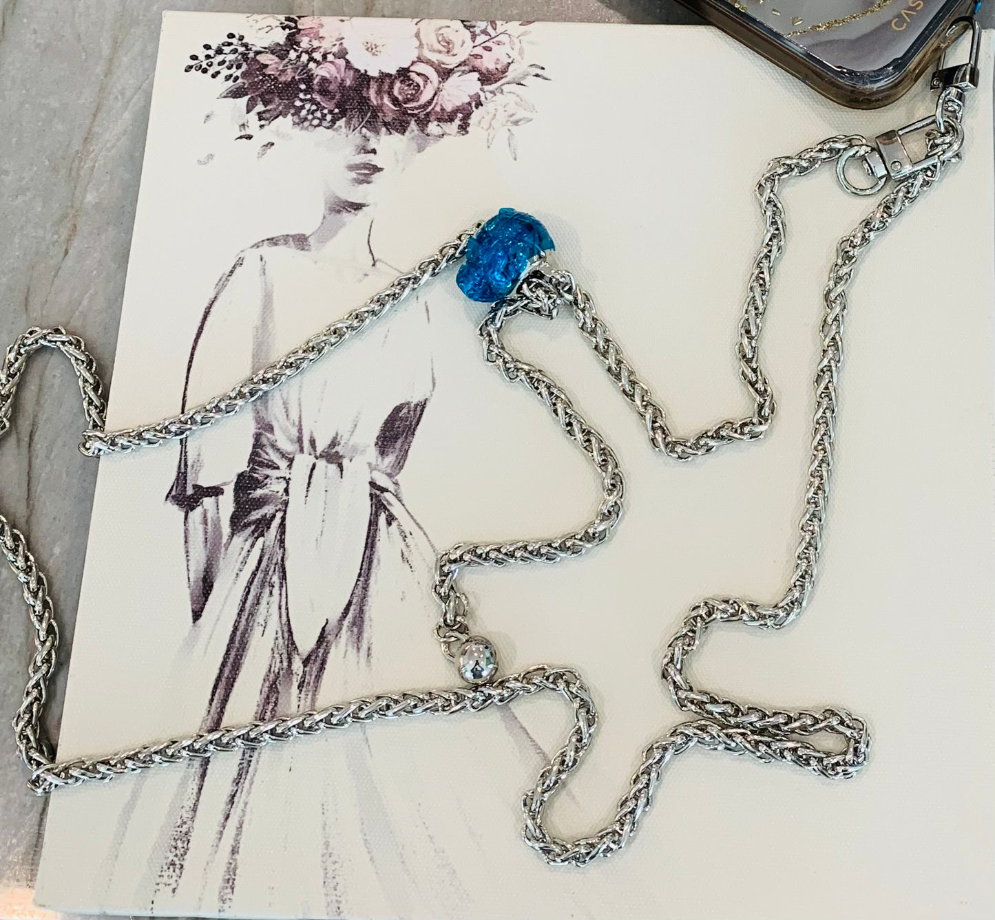 Chanel Cross Body Cellphone Chain