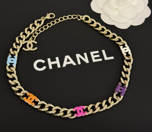 Chanel Neon Necklace