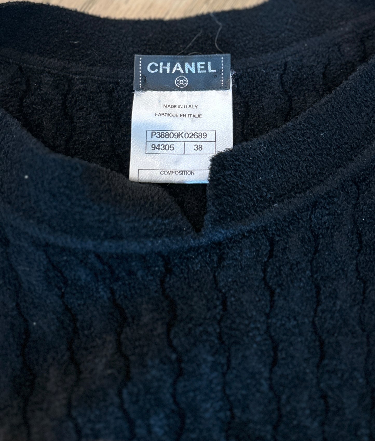 Pre-Loved Chanel Black Dress
