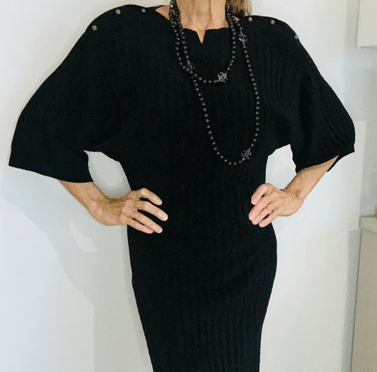 Pre-Loved Chanel Black Dress