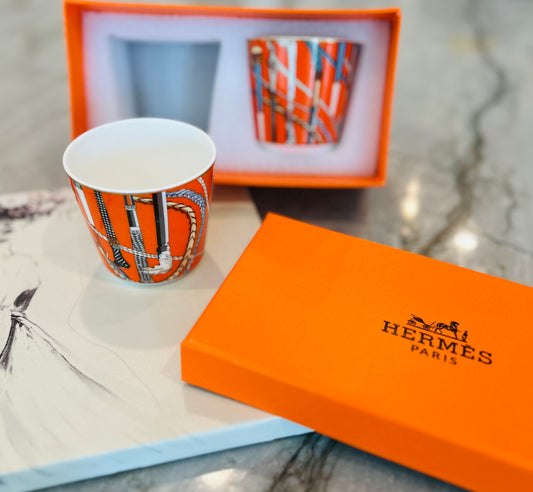 Hermes Fine China Cups