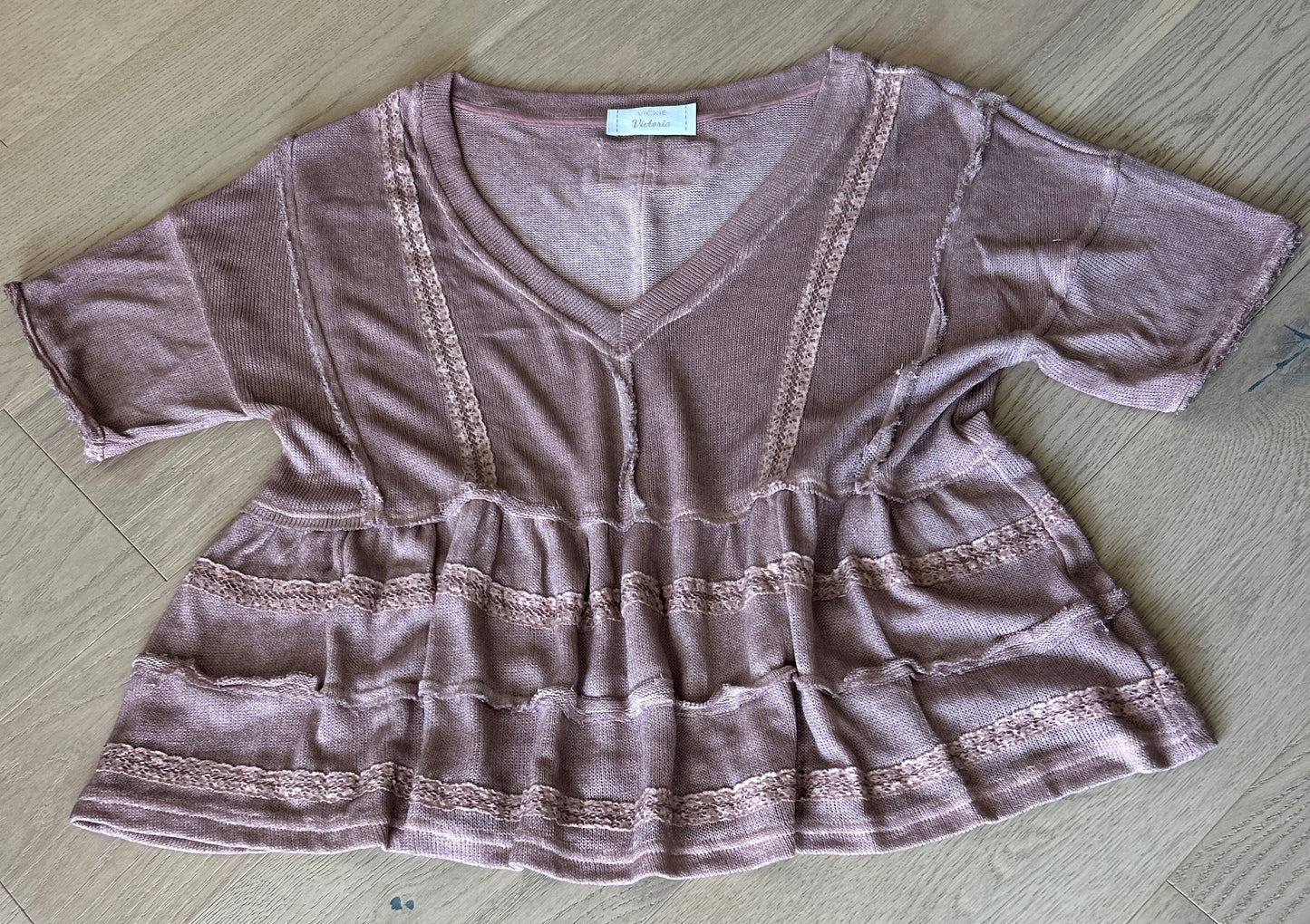 Knitted Peasant Sweater