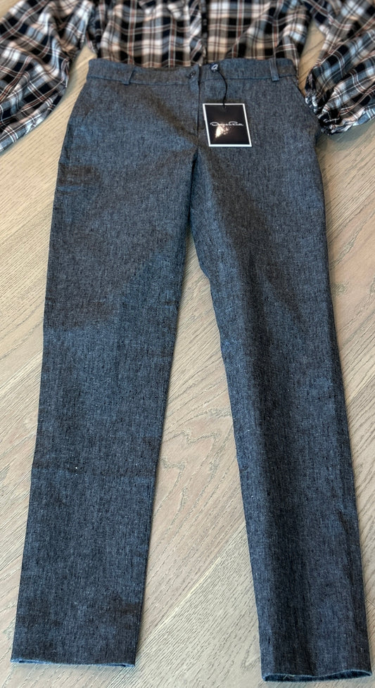 Oscar de la Renta Black Jean