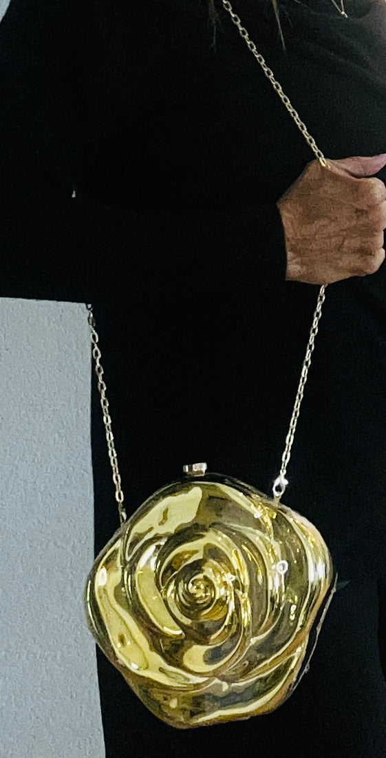 Gold Camille Evening bag