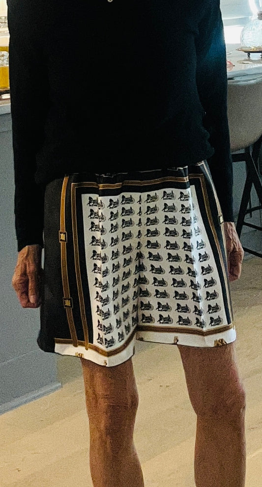 Custom Hermes Scarf Short