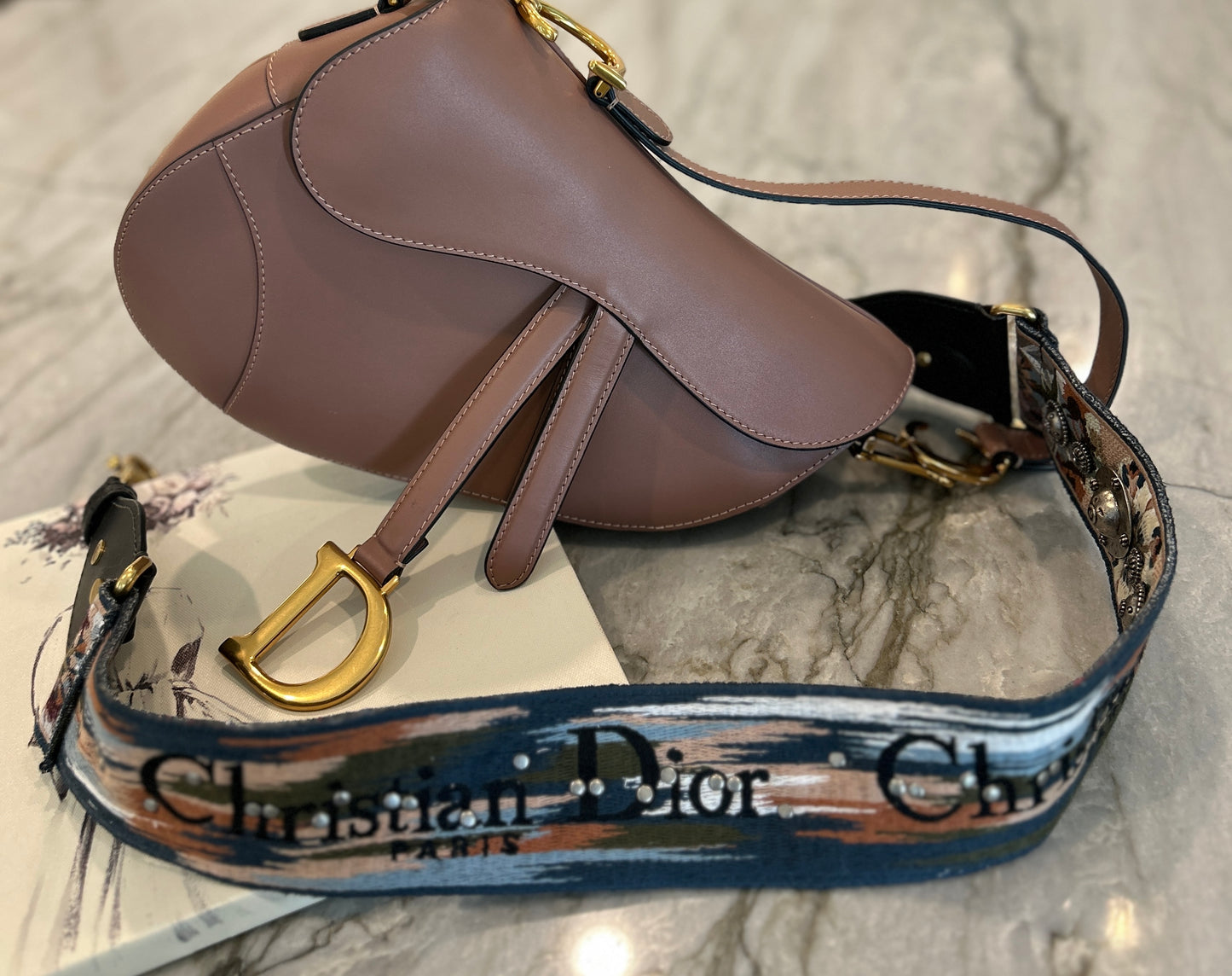 Dior Inspired Saddle Bag