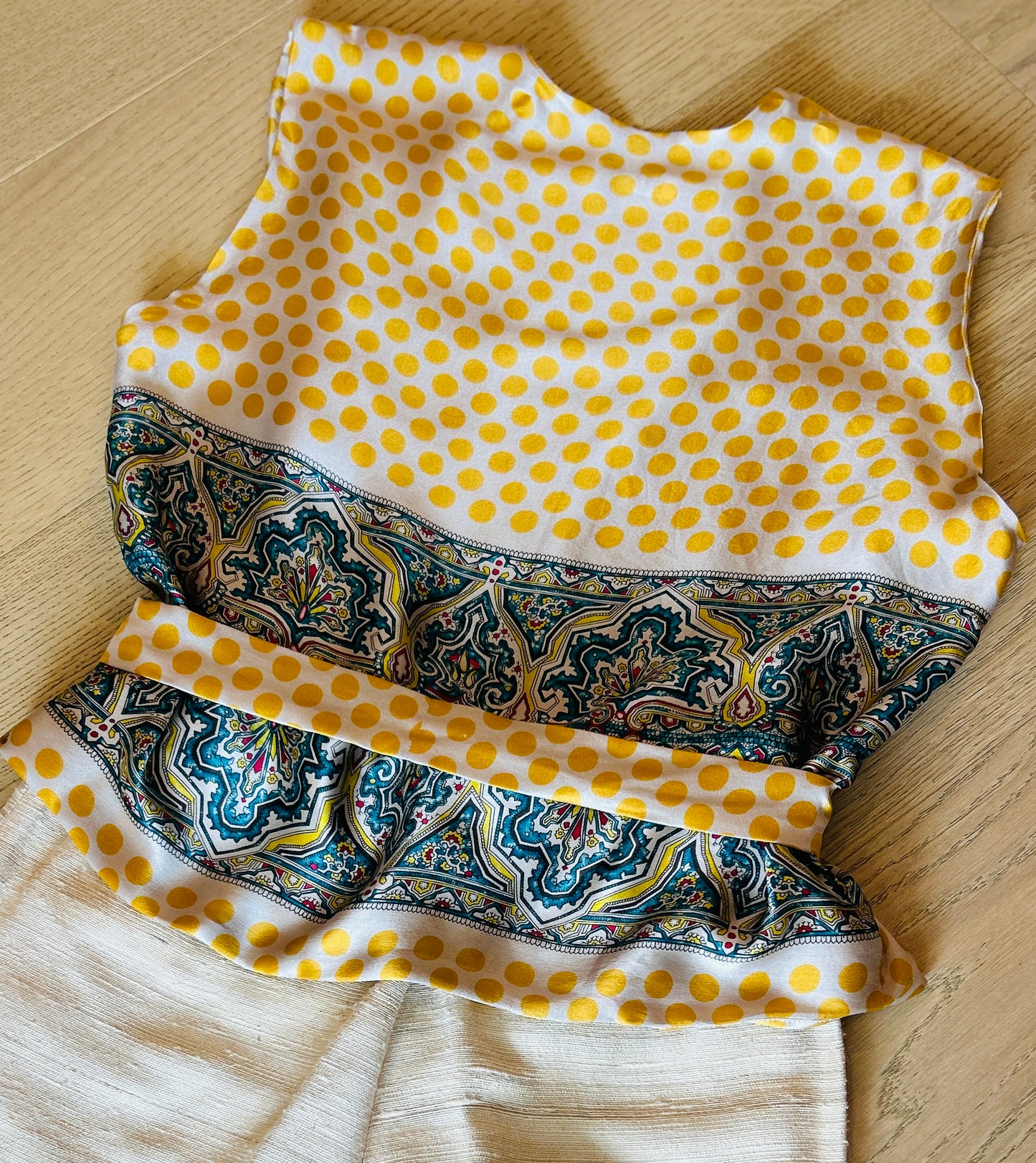 Dries Van Norton Silk Sleeveless Blouse