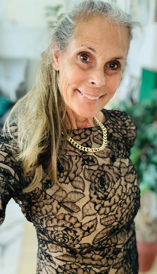 Black Lace Tunic