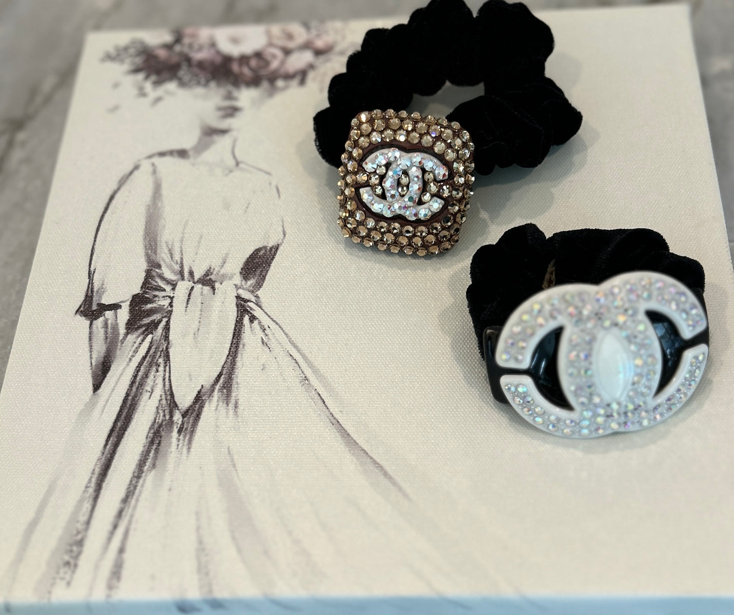 Classic Chanel Scrunchies