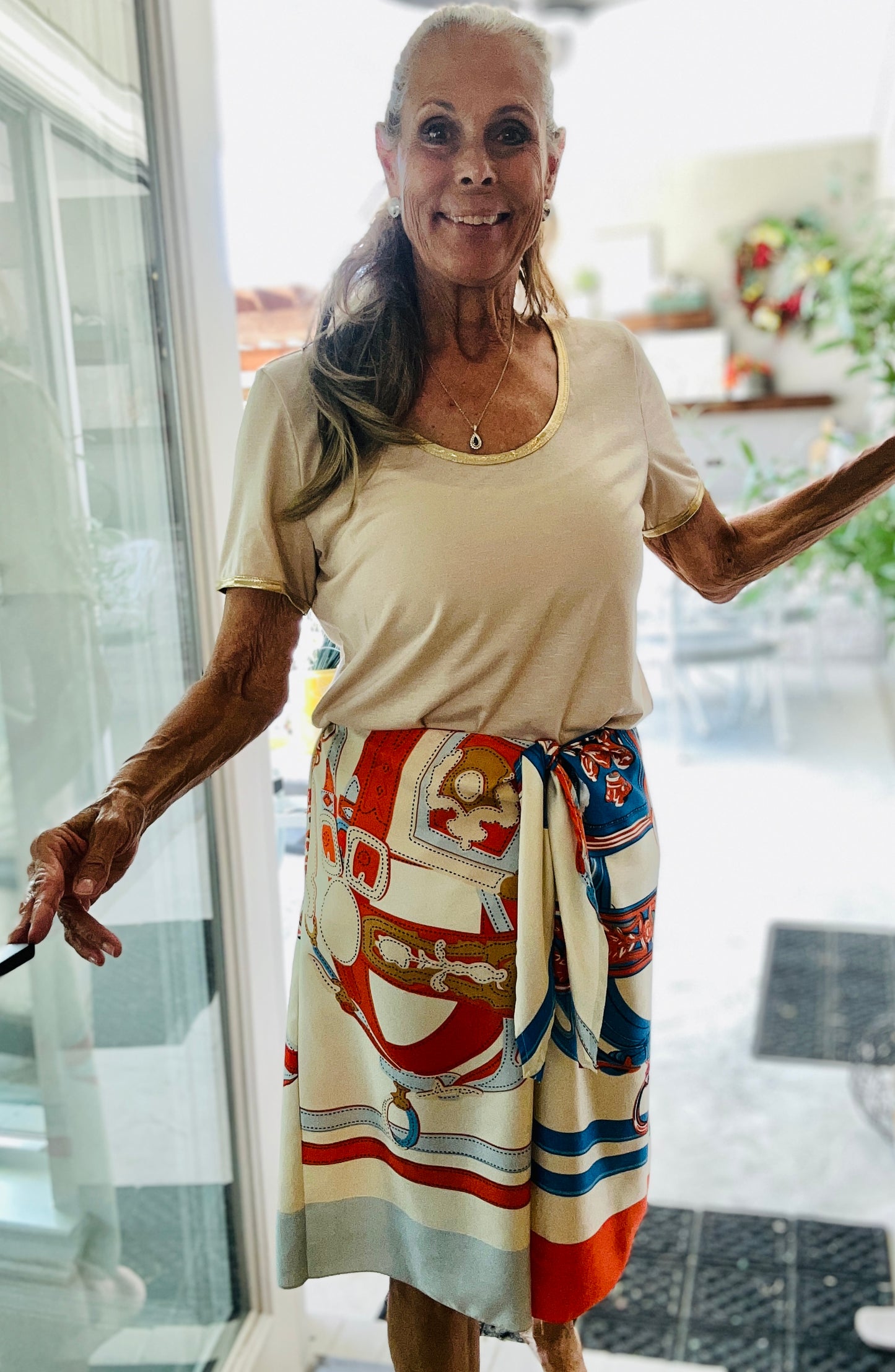 Long Hermes Skort
