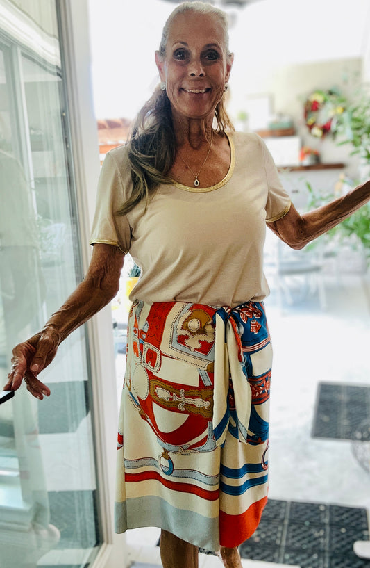 Long Hermes Skort