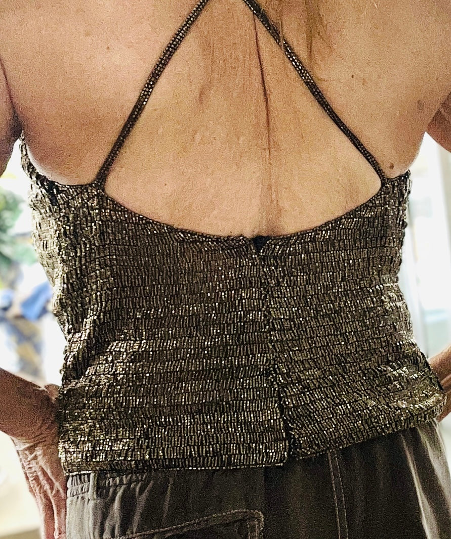 Pre Loved Ralph Lauren Beaded Top